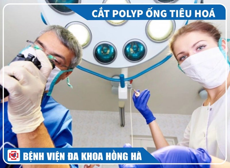 Hìn Ảnh Minh Hoạ Cắt Polyp Ống Tiêu Hóa Qua Nội Soi