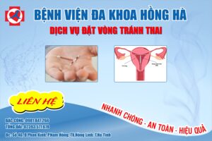 Đặt vòng tránh thai tại Hồng Lĩnh Hà Tĩnh