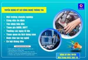 Kỹ Sư Công Nghệ Thông Tin: 06 người