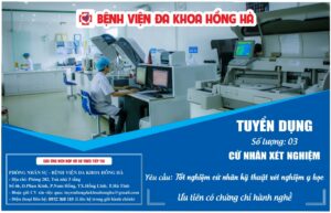 Kỹ thuật viên xét nghiệm: 03 người