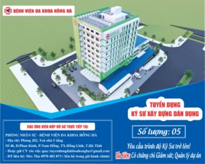 Tuyển dụng kỹ sư xây dựng dân dụng
