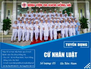Tuyển dụng cử nhân luật