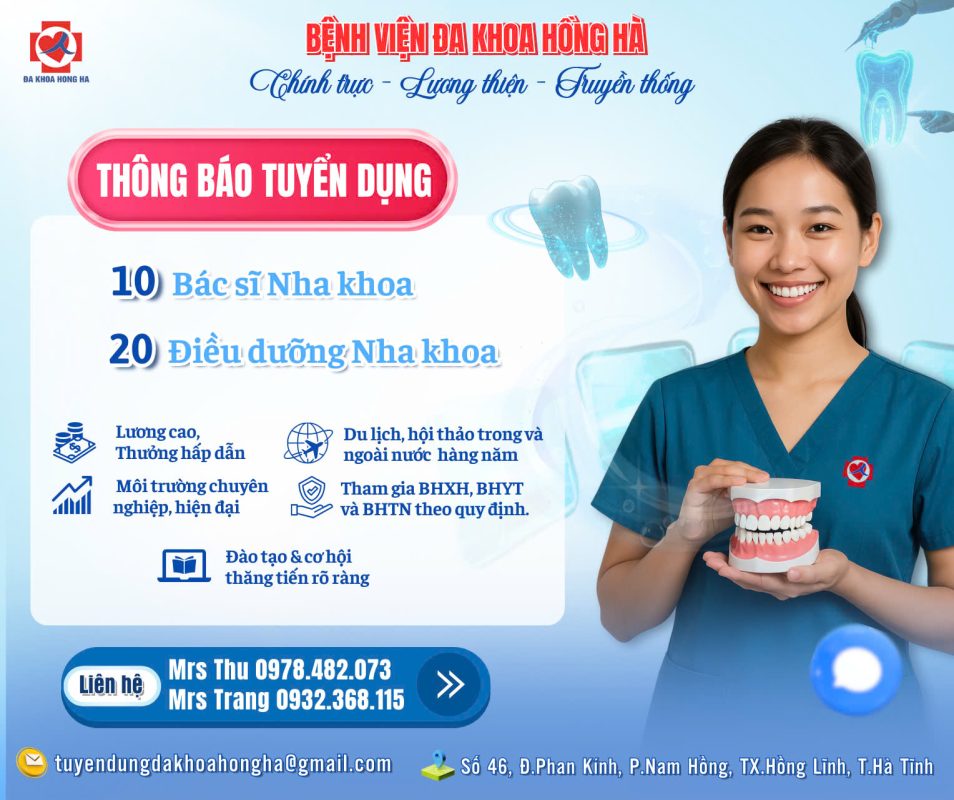 Khoa Răng Hàm Mặt liên tục tuyển dụng nhân tài nhằm mục đích phát triển