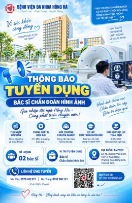 Tuyển Dụng Bác Sĩ Chẩn Đoán Hình Ảnh