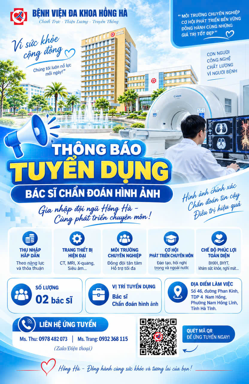 Tuyển Dụng Bác Sĩ Chẩn Đoán Hình Ảnh