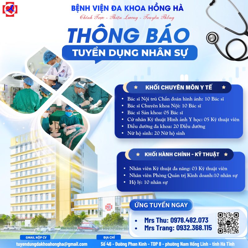 TUYỂN DỤNG NHÂN SỰ THÁNG 10 NĂM 2026